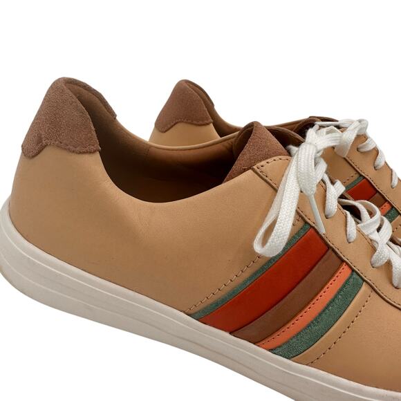 Clarks Un Maui Women's Striped Leather Unstructured Lace Shoes Size 11 - Picture 2 of 11